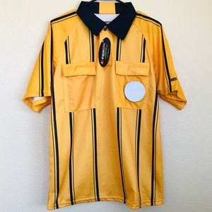 Yellow Premier Soccer Referee Jersey